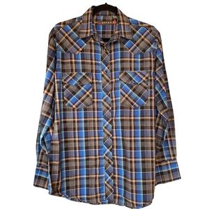 Roper Men’s Western Pearl Snap Long sleeve Shirt